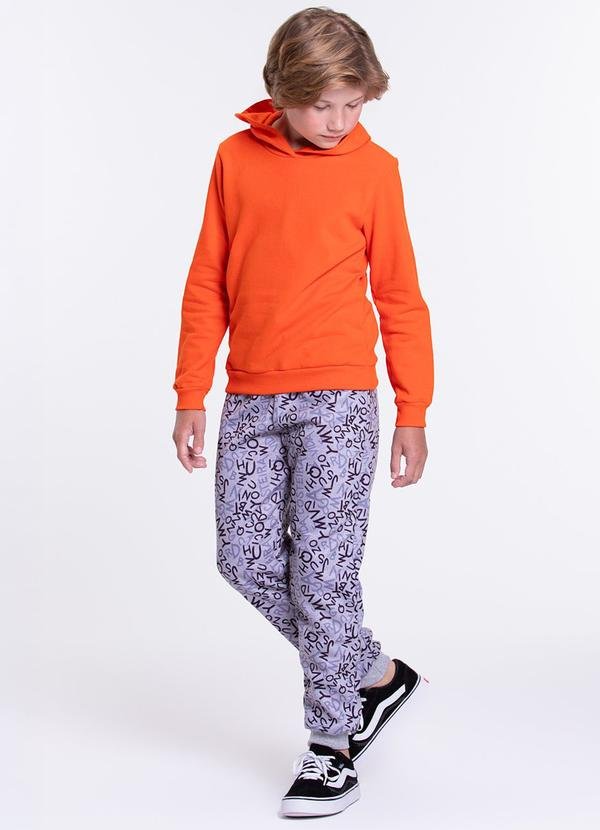 Imagem principal Conjunto Moletom Infantil Capuz e Abc Laranja VIDA COSTEIRA VIDA COSTEIRA