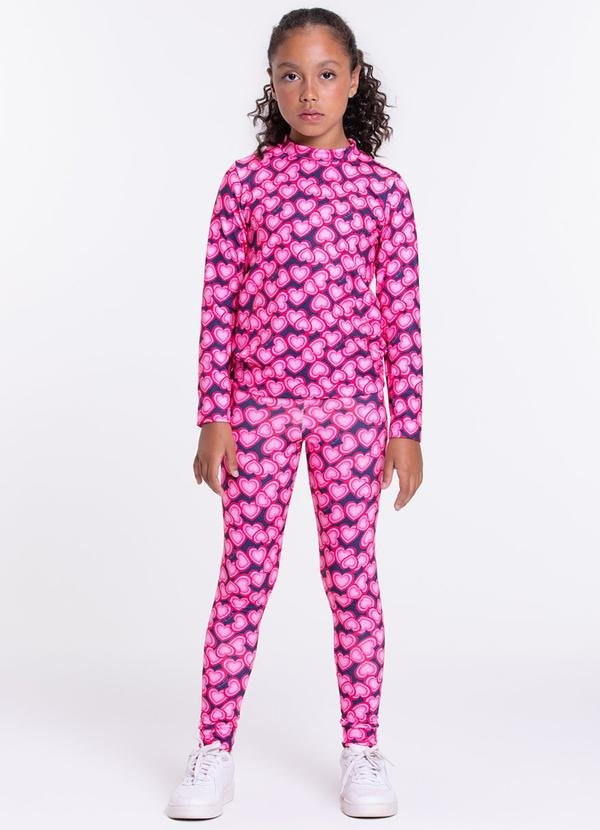 Imagem principal Conjunto Térmico Infantil Sublimado Coração VIDA COSTEIRA VIDA COSTEIRA
