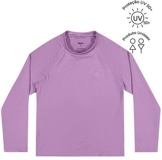 Imagem principal Blusa Infantil Unissex com Proteção Solar Lilás Elian Elian