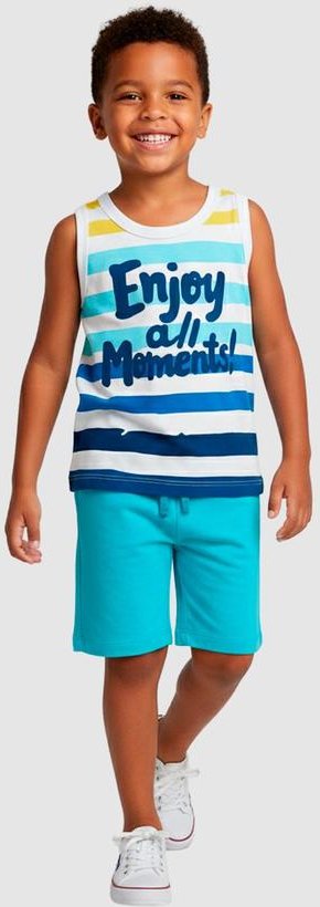 Imagem principal Conj Inf Masc Enjoy Branco Turminha Turminha