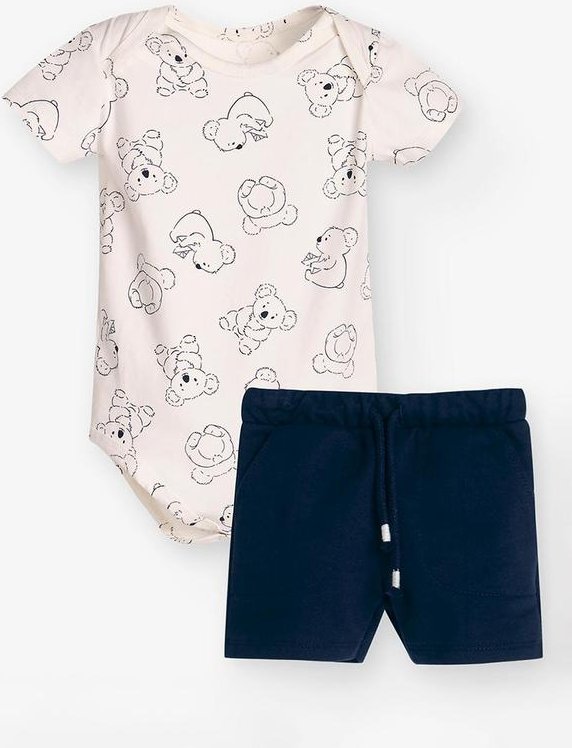 Imagem principal Conjunto Body com Bermuda Masculino Bege Trick Nick Trick Nick