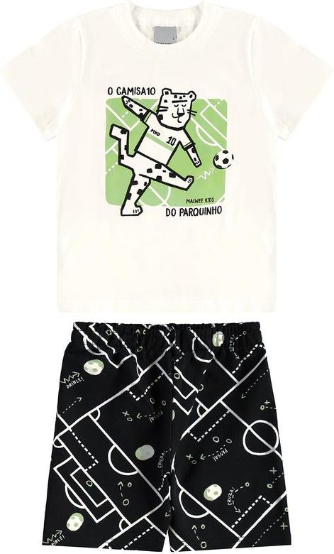 Imagem principal Conjunto Camisa 10 Off White Malwee Kids Malwee Kids