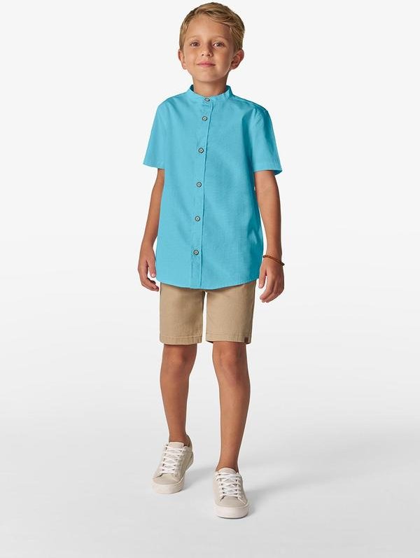 Imagem principal Conjunto Camisa com Bermuda Azul Trick Nick Trick Nick