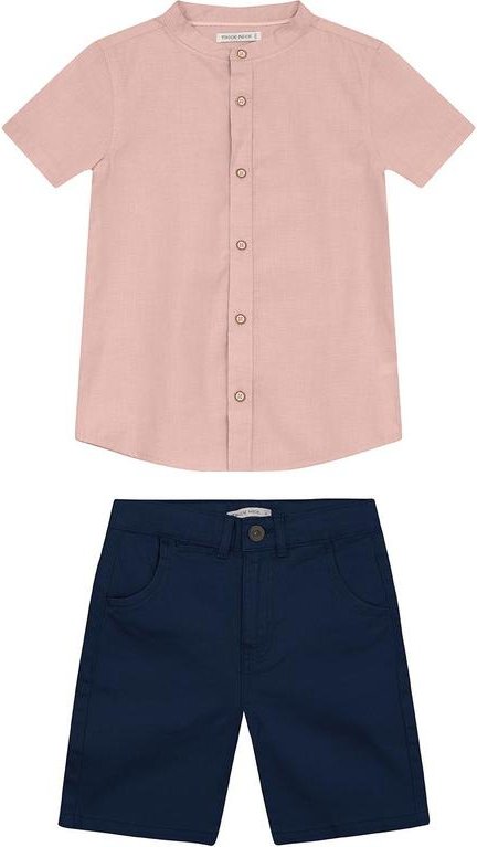 Imagem principal Conjunto Camisa com Bermuda Rosa Trick Nick Trick Nick
