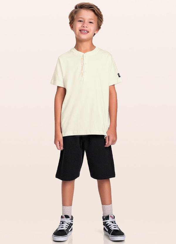 Imagem principal Conjunto Camiseta/Bermuda Branco Fakini Kids Fakini Kids