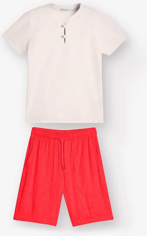 Imagem principal Conjunto Camiseta com Bermuda Bege Trick Nick Trick Nick