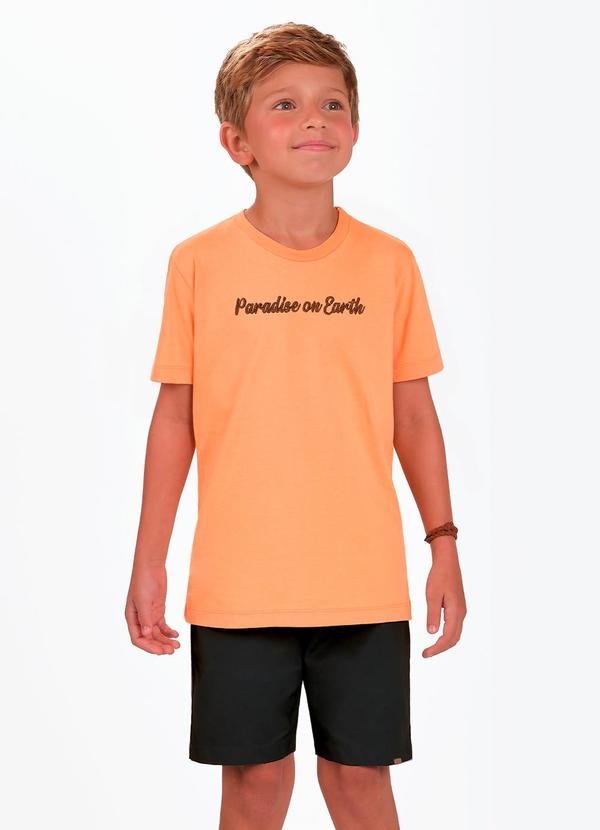 Imagem principal Conjunto Camiseta com Bermuda Laranja Trick Nick Trick Nick