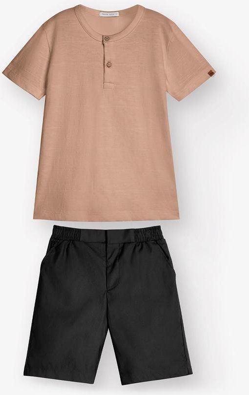 Imagem principal Conjunto Camiseta com Bermuda Marrom Trick Nick Trick Nick