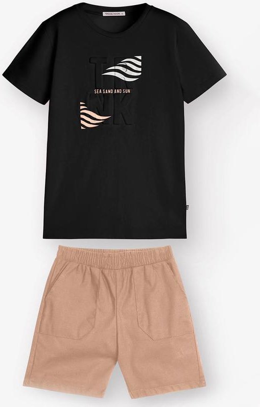 Imagem principal Conjunto Camiseta com Bermuda Masculino Preto Trick Nick Trick Nick