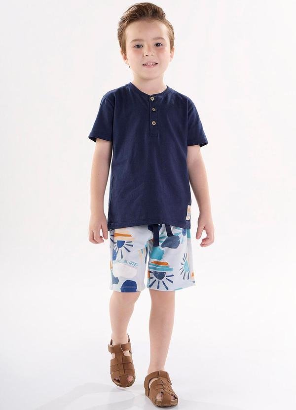 Imagem principal Conjunto Camiseta e Bermuda Azul Up Baby Up Baby