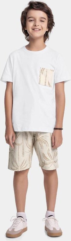 Imagem principal Conjunto Camiseta e Bermuda Branco Fakini Kids Fakini Kids