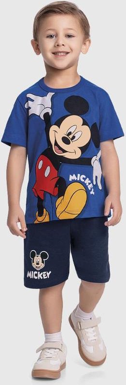 Imagem principal Conjunto Camiseta e Bermuda Mickey Azul Fakini Kids Fakini Kids
