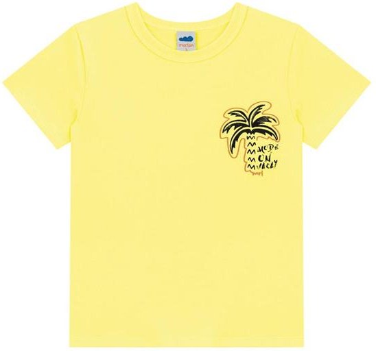 Imagem principal Conjunto Camiseta e Bermuda Moletinho Amarelo Marlan Marlan
