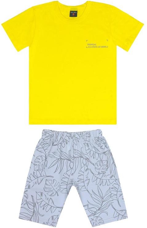 Imagem principal Conjunto com Camiseta e Bermuda Amarelo GULOSEIMA GULOSEIMA