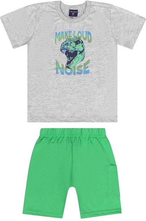 Imagem principal Conjunto com Camiseta e Bermuda Cinza GULOSEIMA GULOSEIMA