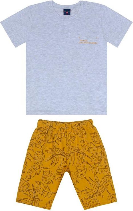 Imagem principal Conjunto com Camiseta e Bermuda Cinza GULOSEIMA GULOSEIMA