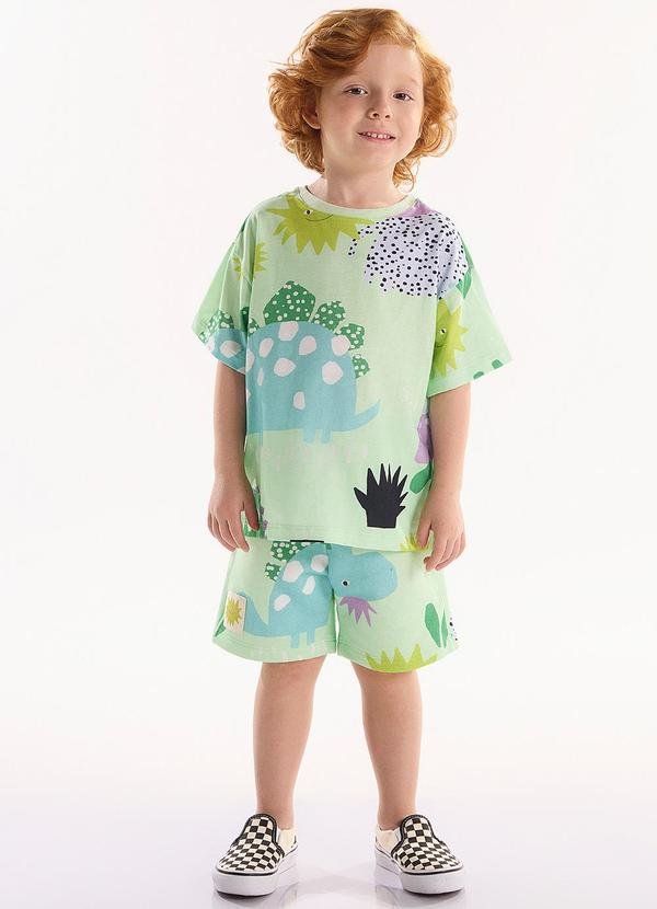 Imagem principal Conjunto com Camiseta e Bermuda Verde GULOSEIMA GULOSEIMA
