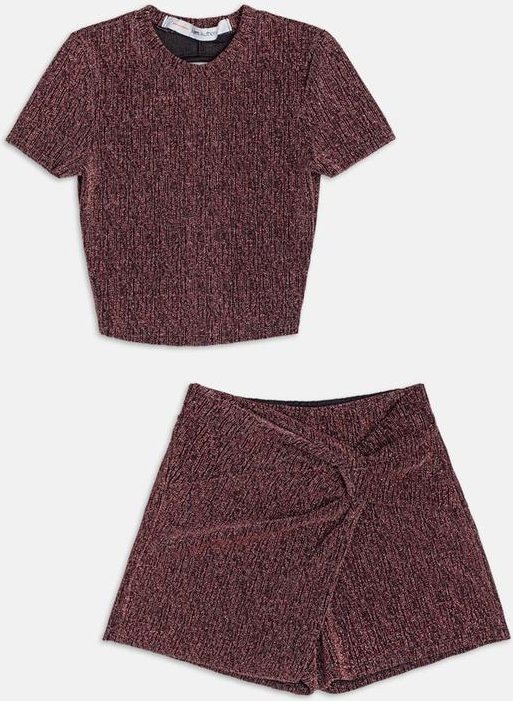 Imagem principal Conjunto com Detalhes em Foil Rosa Authoria Authoria