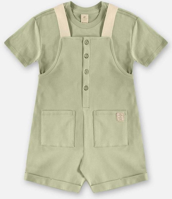 Imagem principal Conjunto com Jardineira e Camiseta Verde Up Baby Up Baby