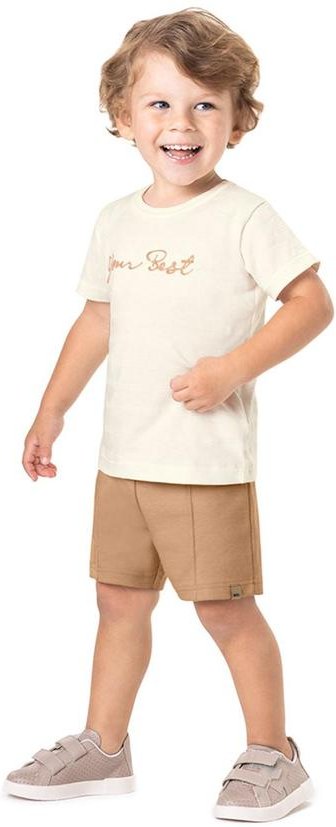 Imagem principal Conjunto Curto Infantil Bege Marisol Marisol