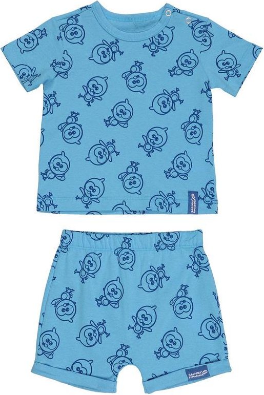 Imagem principal Conjunto em Meia Malha Azul Galinha Pintadinha Galinha Pintadinha