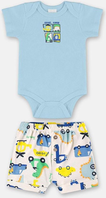 Imagem principal Conjunto em Suedine para Bebê Menino Up Baby Azul Up Baby
