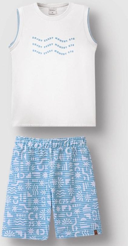 Imagem principal Conjunto Enjoy Every Moment Branco Carinhoso Carinhoso