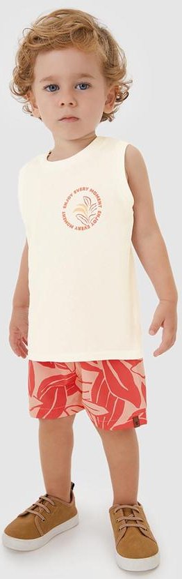 Imagem principal Conjunto Enjoy Every Moment Menino Off White Carinhoso Carinhoso