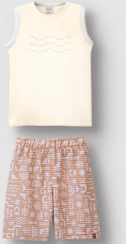 Imagem principal Conjunto Enjoy Every Moment Off White Carinhoso Carinhoso