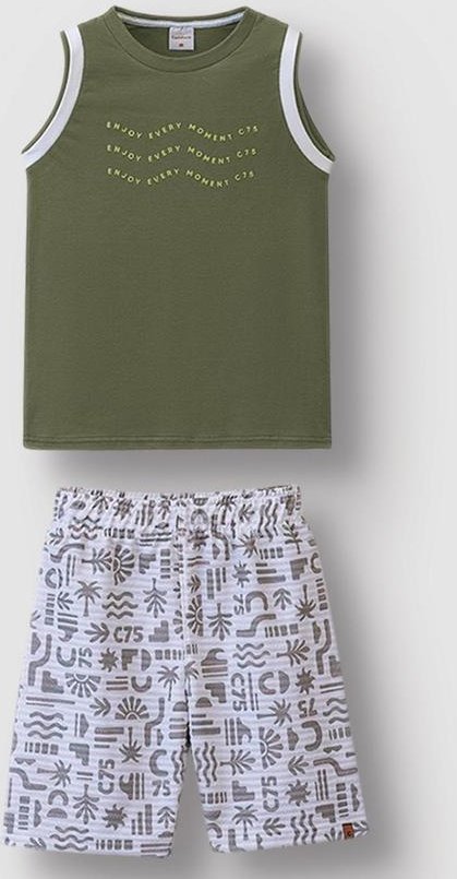 Imagem principal Conjunto Enjoy Every Moment Verde Musgo Carinhoso Carinhoso