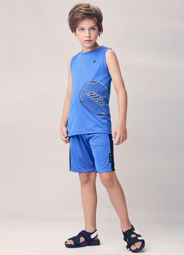 Imagem principal Conjunto Esportivo Infantil Dry Azul Youccie Youccie
