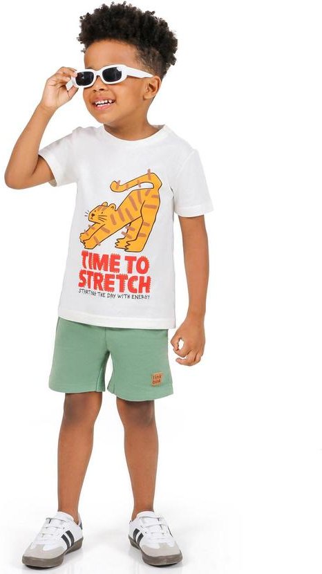 Imagem principal Conjunto Estampa Tigre e Bermuda Nude Tink Bink Tink Bink