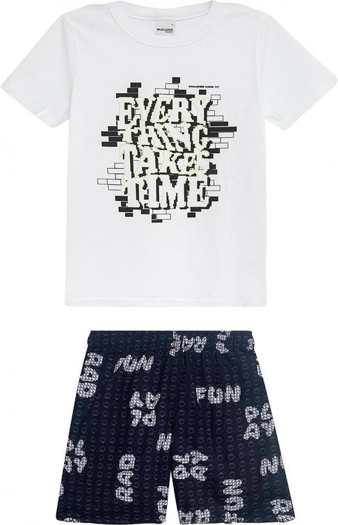 Imagem principal Conjunto Everything Takes Time Branco Malwee Kids Malwee Kids