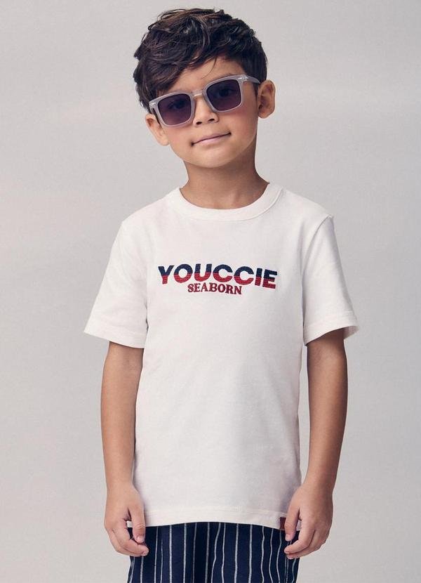 Imagem principal Conjunto Fio Tinto Listrado com Bordado Marinho Youccie Youccie