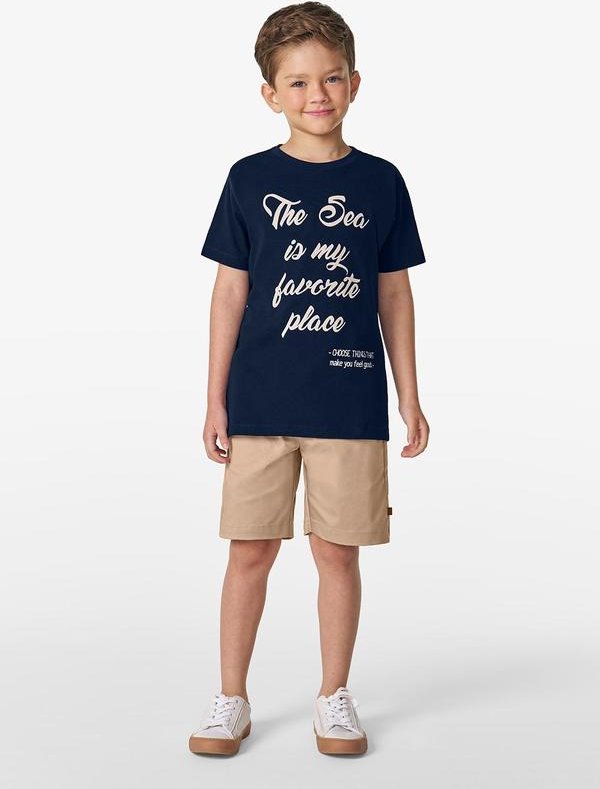 Imagem principal Conjunto Infantil Camiseta com Bermuda Azul Trick Nick Trick Nick