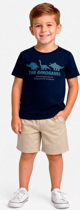 Imagem principal Conjunto Infantil Camiseta com Bermuda Azul Select Select