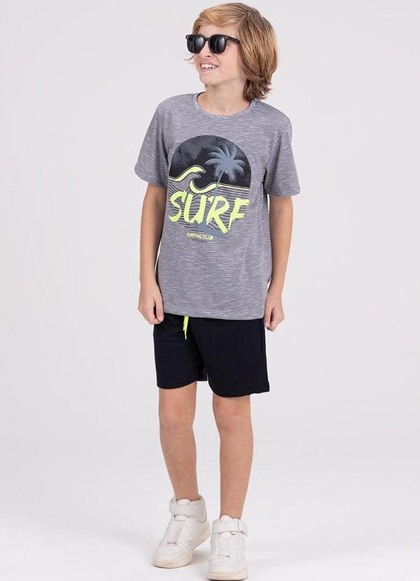 Imagem principal Conjunto Infantil Flamê Waves Cinza VIDA COSTEIRA VIDA COSTEIRA