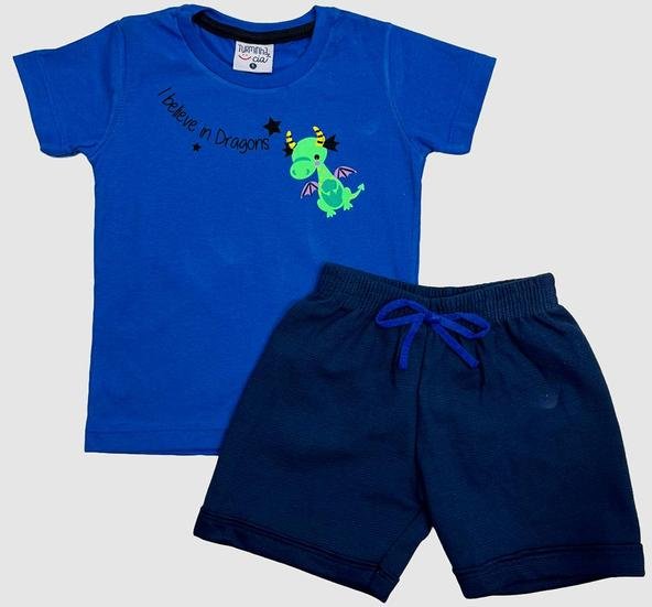 Imagem principal Conjunto Infantil Masculino Azul Turminha Turminha