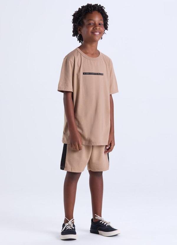 Imagem principal Conjunto Infantil Masculino com Tela Bege VIDA COSTEIRA VIDA COSTEIRA