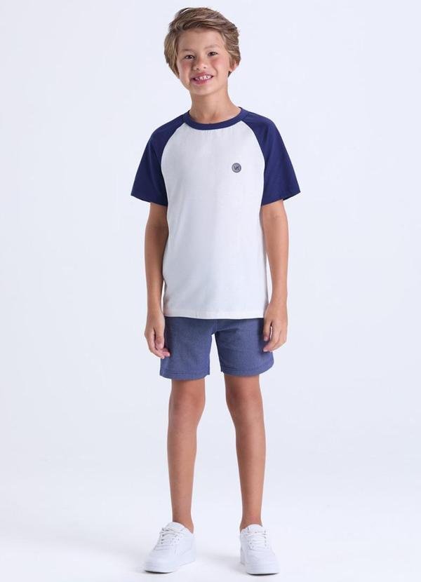 Imagem principal Conjunto Infantil Masculino Raglan Azul VIDA COSTEIRA VIDA COSTEIRA