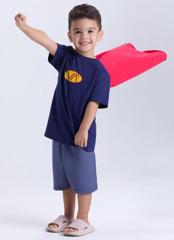 Imagem principal Conjunto Infantil Masculino Super Va Azul VIDA COSTEIRA VIDA COSTEIRA