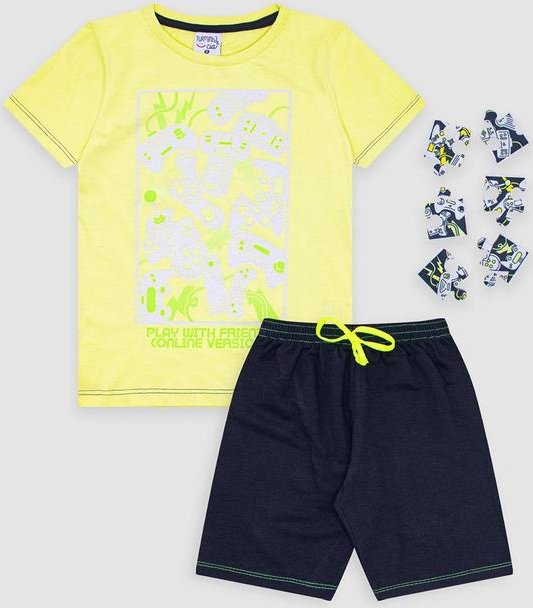 Imagem principal Conjunto Infantil Meia Malha Verde Turminha Turminha