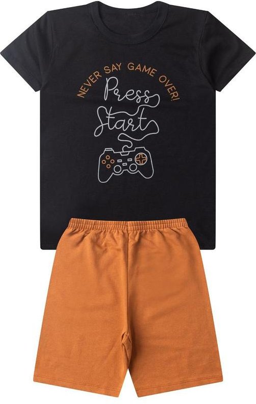 Imagem principal Conjunto Infantil Menino Básico Curto Preto Select Select