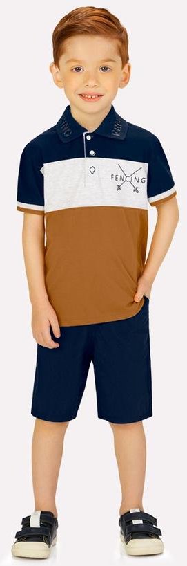 Imagem principal Conjunto Infantil Menino Bordado Azul Brandili Brandili