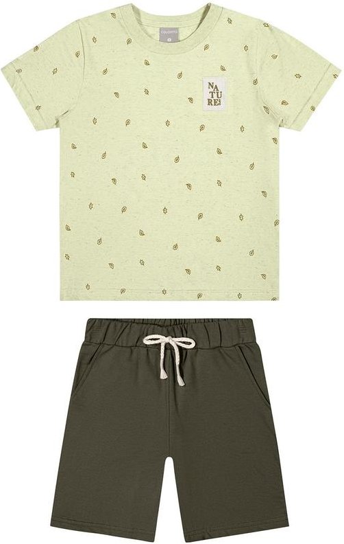 Conjunto Infantil Menino Curto Nature Verde