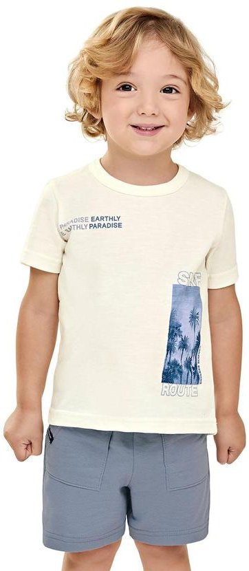 Imagem principal Conjunto Infantil Menino Curto Surf Bege Elian Elian