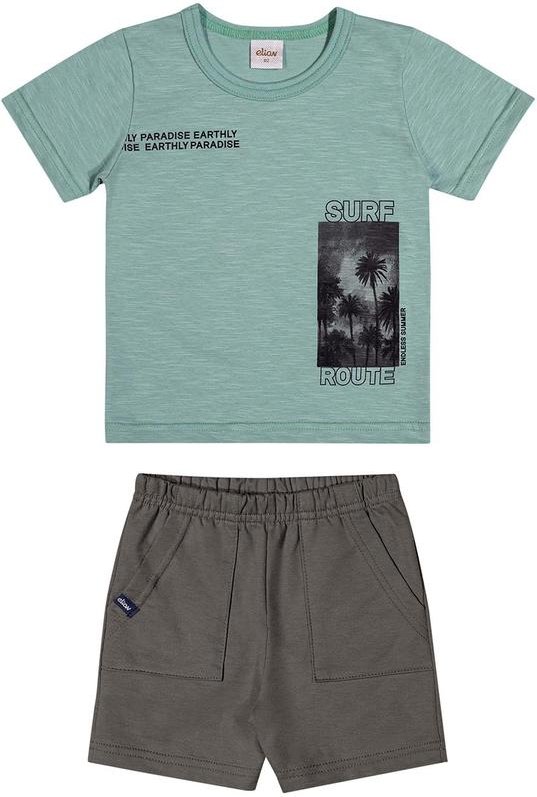 Imagem principal Conjunto Infantil Menino Curto Surf Verde Elian Elian