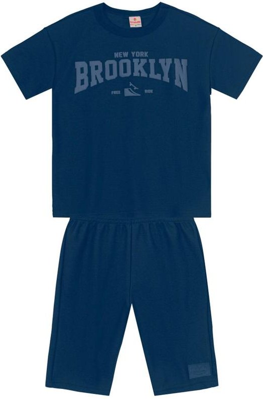 Imagem principal Conjunto Infantil Menino em Relevo Azul Brandili Brandili