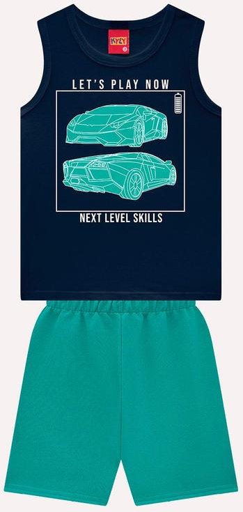 Imagem principal Conjunto Infantil Menino Estampa Azul Marinho Kyly Kyly