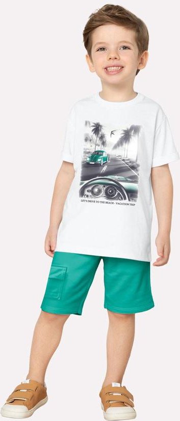 Imagem principal Conjunto Infantil Menino Estampa Branco Milon Milon